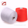 MOQ1kg 2 / 28Nm 85% cotone 15% filato misto cashmere